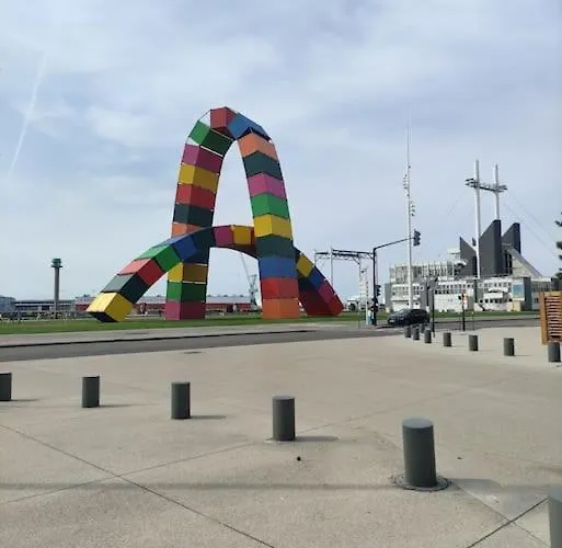 アパート Cocon Etoile Privatif Et Ciel Etoile ル・アーヴル